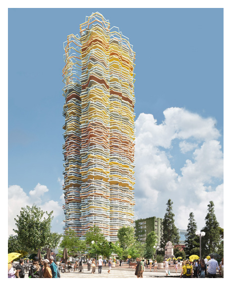 Spoljašnji pogled na apartman A02